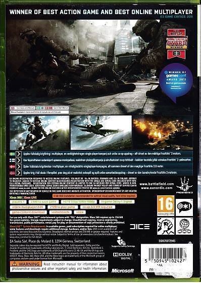 Battlefield 3 - XBOX 360 (B Grade) (Genbrug)